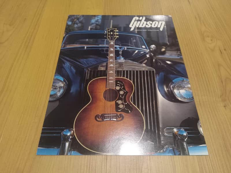 Vintage 1986 Gibson Acoustic Guitar Catalog! Rare, Original Case Candy!