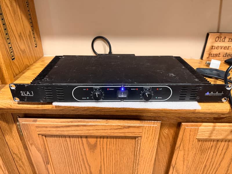 ART SLA-1-100 Watt Rackmount Power Amplifier 2014 - Present - Black image 1