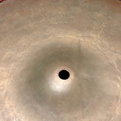 Meinl 14" Byzance Vintage Sand Hi-Hat (Pair) 2010 - Present - Sandblasted image 4