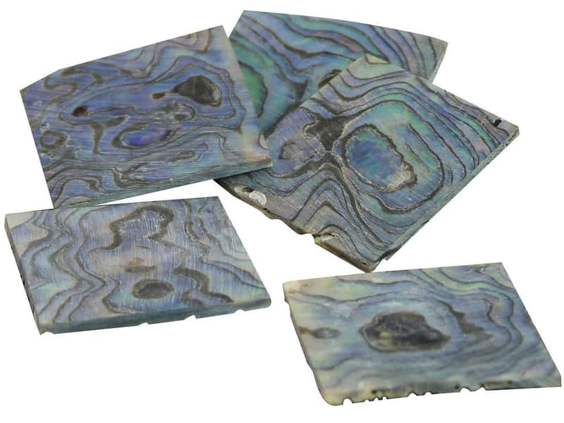 Incudo Incudo Paua Blank - 25x25x1.5mm (0.98x0.98x0.06") Abalo...