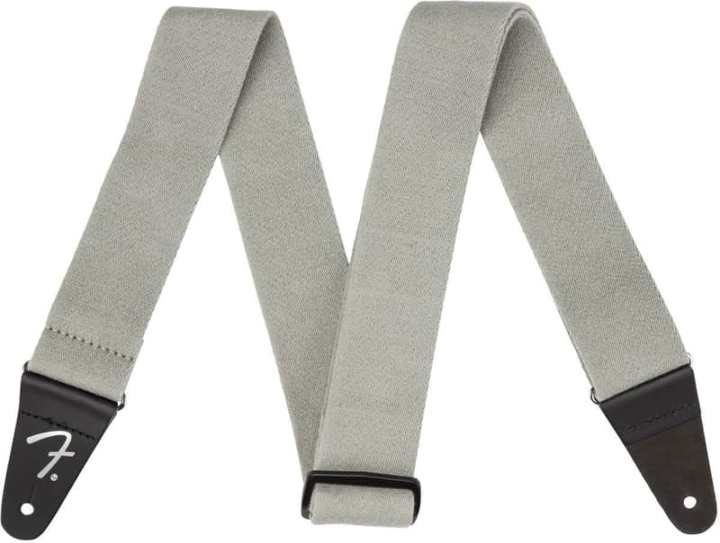 Genuine Fender Supersoft 2" Wide Guitar Strap - Grey - 099-0642-043 image 1