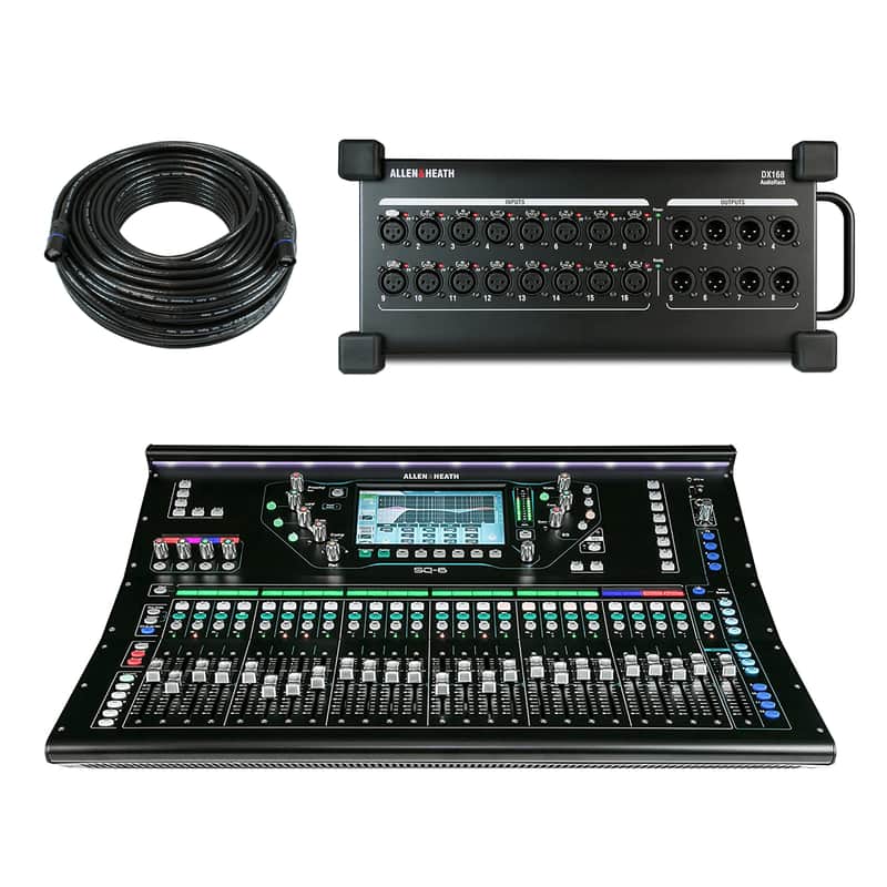 Allen &amp; Heath SQ-6 - Allen &amp; Heath DX168 - GLS Audio 50-Feet Ethercon Compatible RJ45 image 1