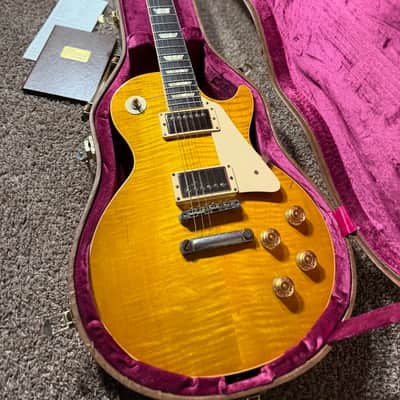 Gibson 2013 Custom Shop Standard Historic '58 Les Paul Standard Reissue - Lemon Burst VOS image 21