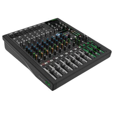 Mackie ProFX12v3+ 12-Channel Analog Enhanced FX USB Mixer w Bluetooth & Cables image 6