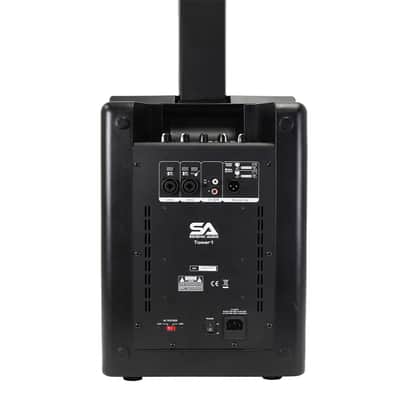 Tower1 - Powered Portable Column Array PA System - 4x3 Column Speaker & 10 Inch Subwoofer image 6