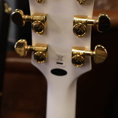 Epiphone Inspired By Gibson Custom Les Paul Custom (Incl Hard Case) Alpine White image 6