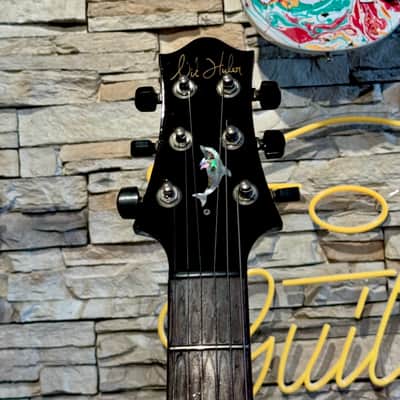 Nik Huber DOLPHIN CUSTOM LEFTY Super Flame Top Curly Mahogany  BRAZILIAN ROSEWOOD ( 2010) image 3