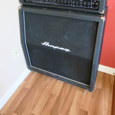 Ampeg VH140C + V-412 Cabinet Stack - Just Serviced - w/ Footswitch, Manual, 2 new Scumback BM75 Speakers image 19