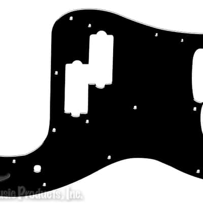 Pickguard For '70s Fender American Precision Bass, 3-Ply - BLACK