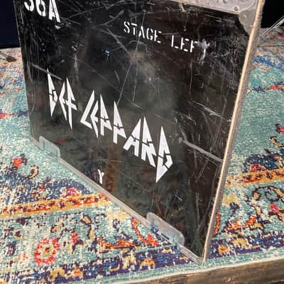 Def Leppard Logo, Tour Used Case Panel Wall Hanging "S6A" "Stage Left" (#20) image 6