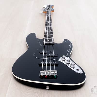 2012 Fender Aerodyne Jazz Bass PJ Electric Bass Guitar Black, Japan MIJ image 11