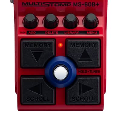 Zoom MS-60B+ MultiStomp Bass Effects Pedal with 95+ Effects, Amp Models & Preamps, Stereo Output, Built-In Tuner, Effect Chaining, Battery Powered image 1