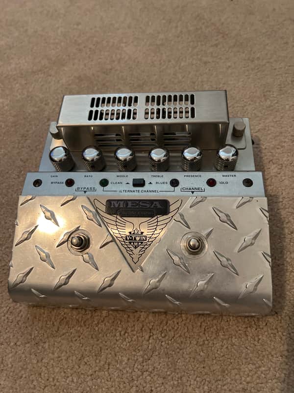 Mesa Boogie V-Twin Mid 90’s  - Metal Diamond Plate image 1