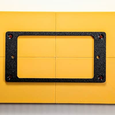 FAV Guitars 2 Humbucker Pickup Rings and 1 Screw Locator Jig Combo (Drizzle or Speck) image 1