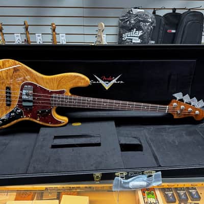 Fender Custom Shop NOS Artisan Jazz Bass, Flame Maple Burl/Rosewood 9.4 LBS *IN STOCK* image 16
