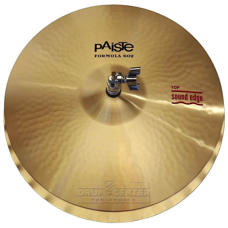 Paiste Formula 602 Sound Edge Hi Hat Cymbals 15" image 1