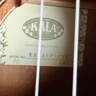 Kala KA-ATP-CTG Solid Acacia Series Tenor Ukulele with Cedar Top 2010s - Gloss Natural image 5