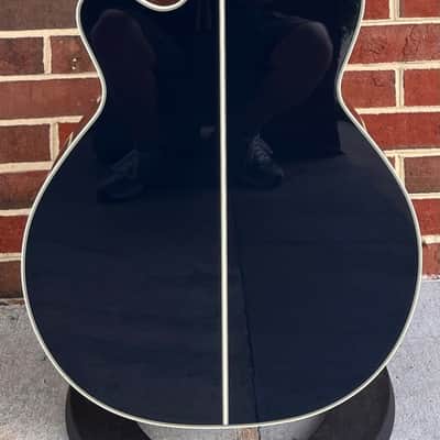 Takamine 2024 LTD, Solar System, Gloss Penumbra Blue Fade, Sitka Spruce Top, Rosewood Back & Sides, Ebony Fretboard, CTF-2N Electronics, Case image 9
