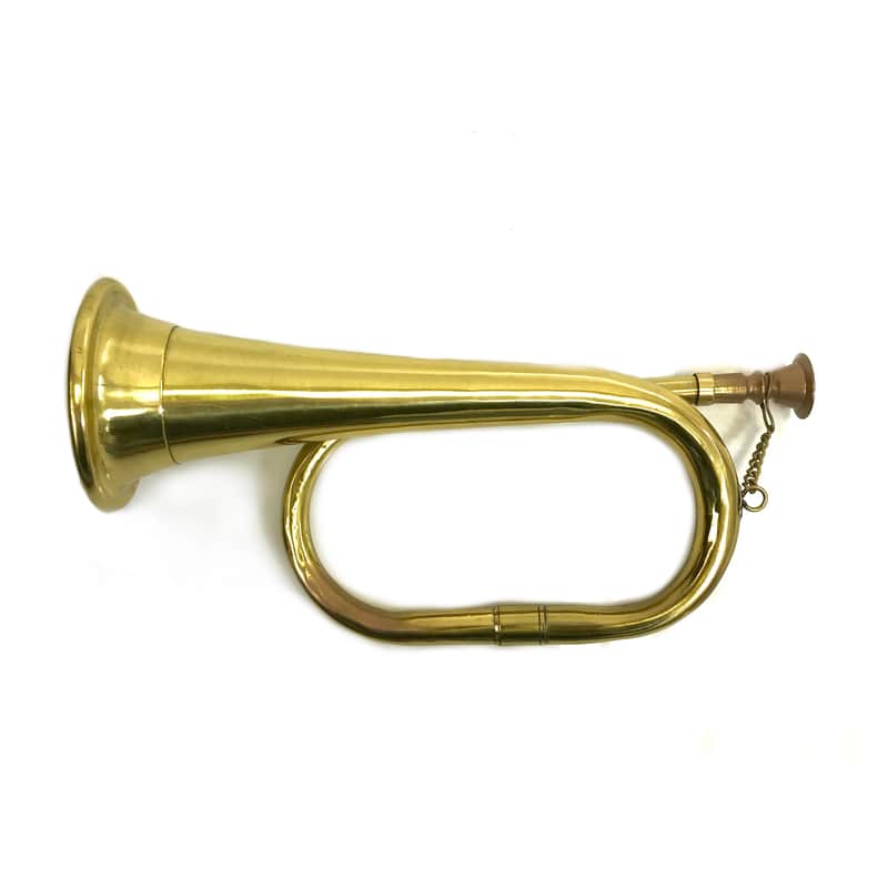 The Ventiano Brass Bugle / Bigule Single Tube Horn, Wind Instrument image 1