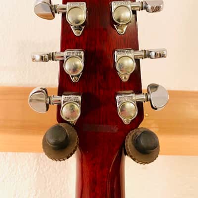 Washburn  F-10S Acoustic Folk Guitar Solid Spruce Top Mahogany Back Sides 2020 Natural/Cherry image 15