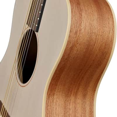 Yamaha STORIA I Concert Acoustic-Electric Guitar Satin White image 3