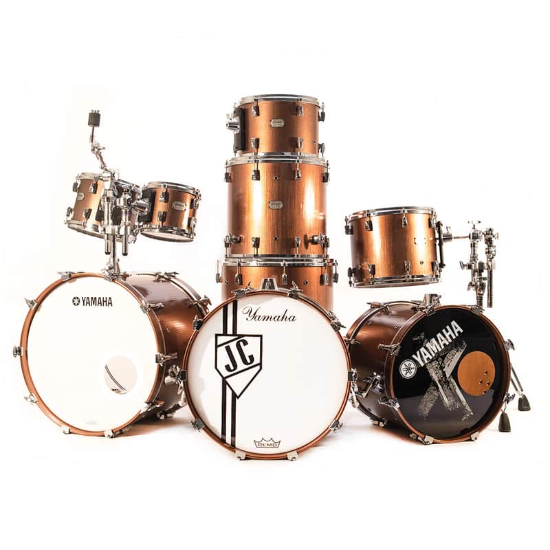Yamaha 9pc Phoenix Prototype Kit with Flight Cases owned by Jimmy Chamberlin image 1