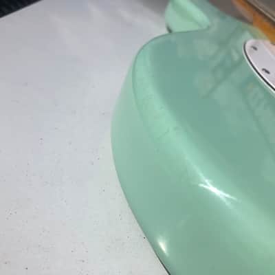 Sterling Ray 34 Electric Bass Guitar Music Man Stingray Mint Green NICE image 3