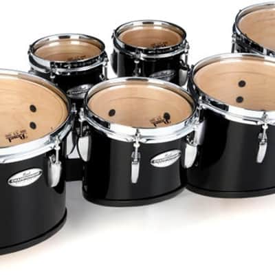 Pearl Championship Marching Tenor Drums - Sextet  Midnight Black image 2