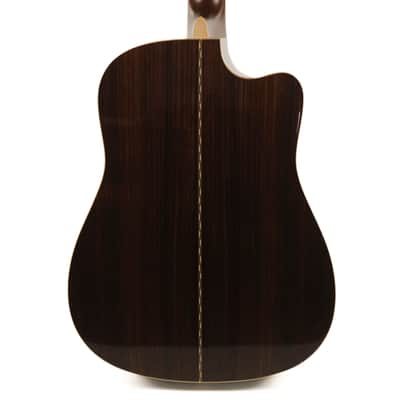 James Goodall Guitars TRD-CL12-7116 Left Handed Dreadnought single cut Owned by Seal image 3