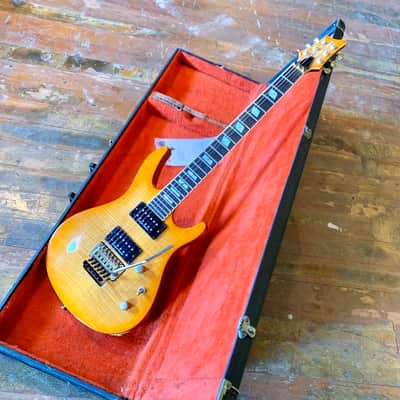 Jackson Stars NASL-160 Amber burst charvelle original mij | Reverb