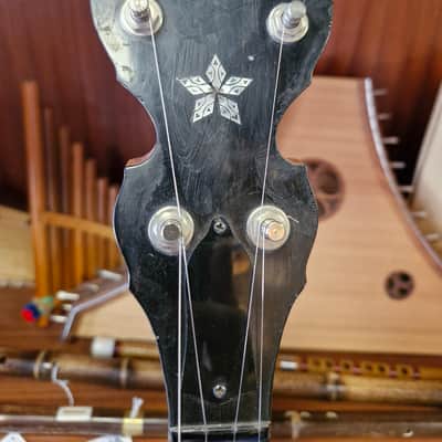 Deering Black Diamond 5-String Banjo Solid Rolled Brass Tone Ring 2010s - Natural image 3