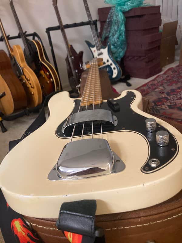 Fender Precision Bass with Slab Body and Maple Fretboard Blonde 1966 image 1