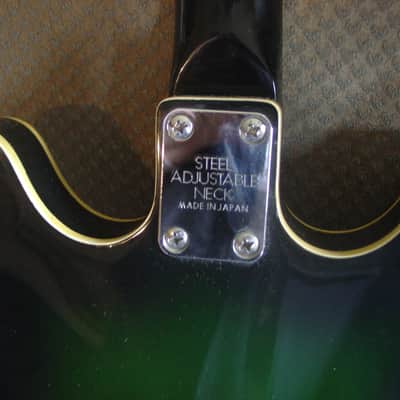 Encore Japan Emerald green Electric guitar Vintage image 3