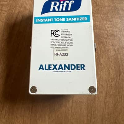 Alexander Pedals Riff Instant Tone Sanitizer 2020 - Graphic image 2