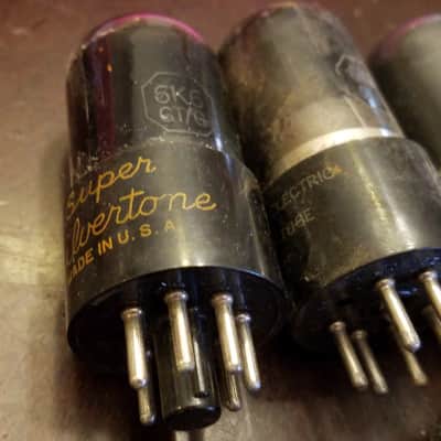 Ken-Rad etc. Pair (2) VT-152 Power Pentode tNOS AT1000 TESTED Vacuum Tube premium JAN 6K6 6K6GT/G Audio 1941-1958 image 4