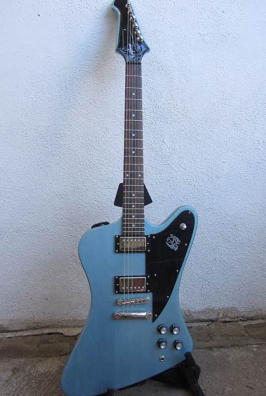 Epiphone Firebird 2010-2012 Pelham Blue | Reverb