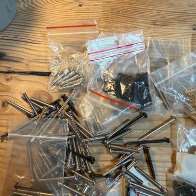 bulk lot of Guitar pickup screws direct mount fram or pickguard for luthier repairs image 2