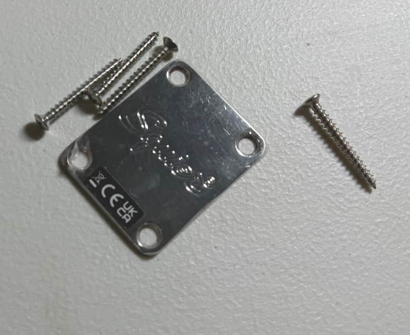 Squier Classic Vibe Jazz Bass NECK PLATE image 1
