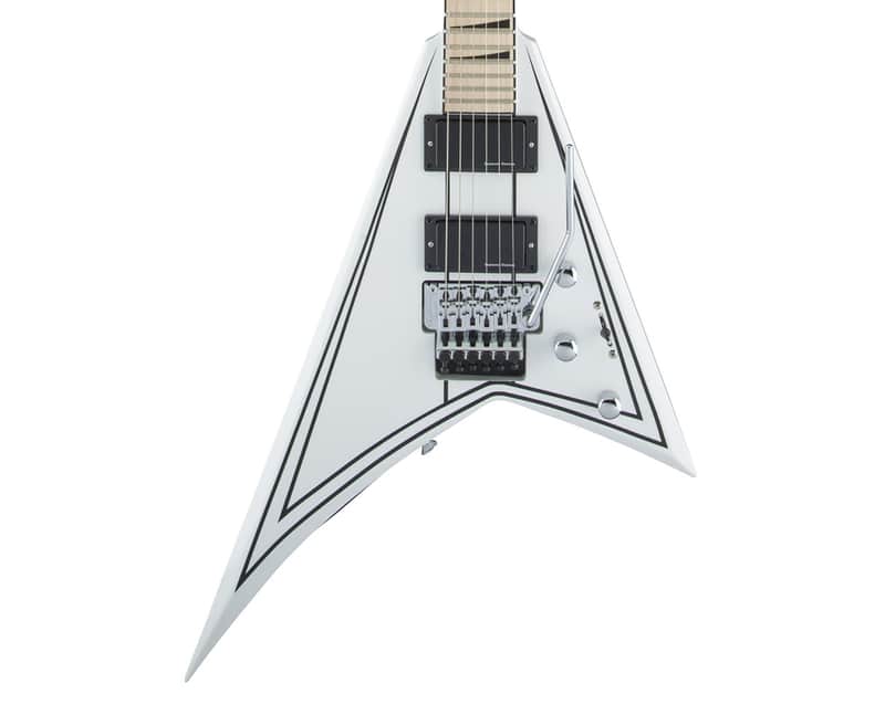 Used Jackson X Series Rhoads RRX24 - Snow White w/Black Pinstripes image 1