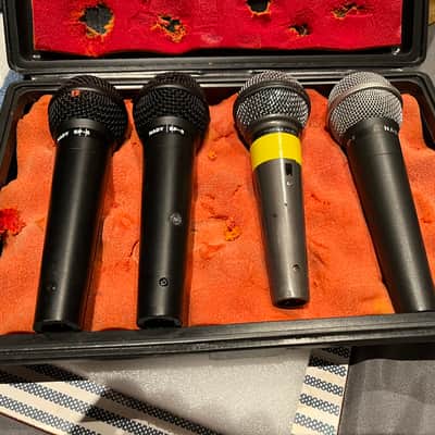 Shure/Nady/4 microphones Shure/realistic/ Nady Early 80s - Silver/black image 11