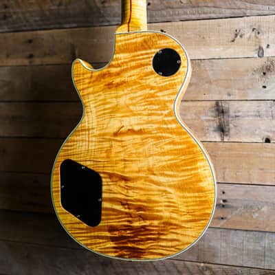 2002 Gibson Custom Shop 50th Anniversary Les Paul Custom Curly Koa Top in Antique Natural finish #16/50 image 7