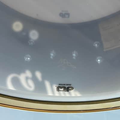 ~RARE!~ DW Collector's Series 6.5x14" Engraved Floral Black Nickel Over Brass Snare Drum w/ Gold Hardware image 8