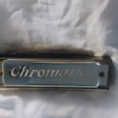 KOCH 980/40 CHROMATIC HARMONICA - KEY OF C - In Original Box - Chrome image 5