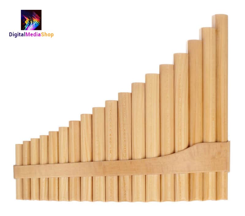 HORA Alto Pan Flute - 18 Pipes - Maple Wood - Handmade in Romania image 1