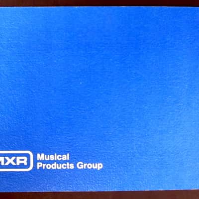Used MXR Six Band Graphic Equalizer Owner's Manual Late 1970's VGC image 6