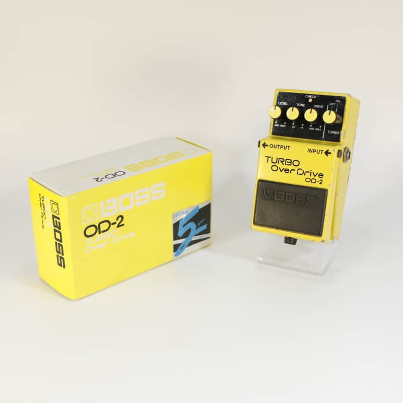 Boss OD-2 Turbo overdrive modded studio quality (made in Taiwan, black label, s/n CA95707) image 1