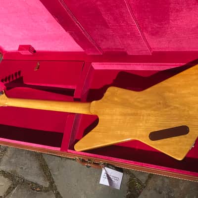 2021 Gibson Custom Shop 1958 Explorer Korina "snake eyes" image 6