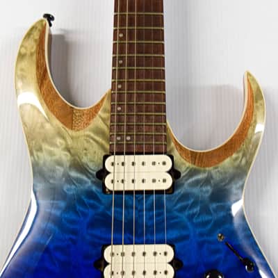 Ibanez RGA42HPQM-BIG Standard - Blue Iceberg Gradation image 2