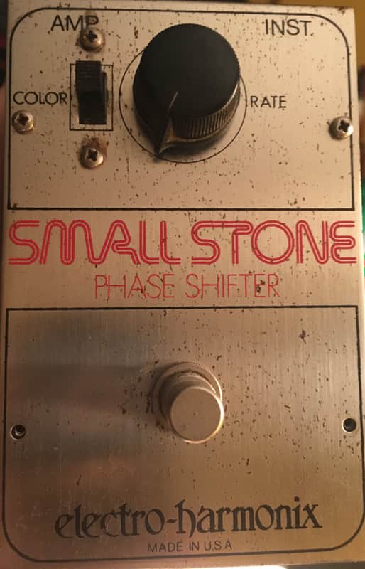EHX Small Stone 1975 Silver/Red letters image 1
