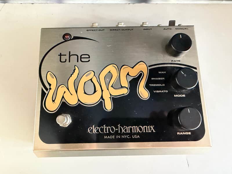 Electro-Harmonix The Worm Analog Wah / Phaser / Vibrato / Tremolo (Large Box) 2000s - Black/Metal image 1